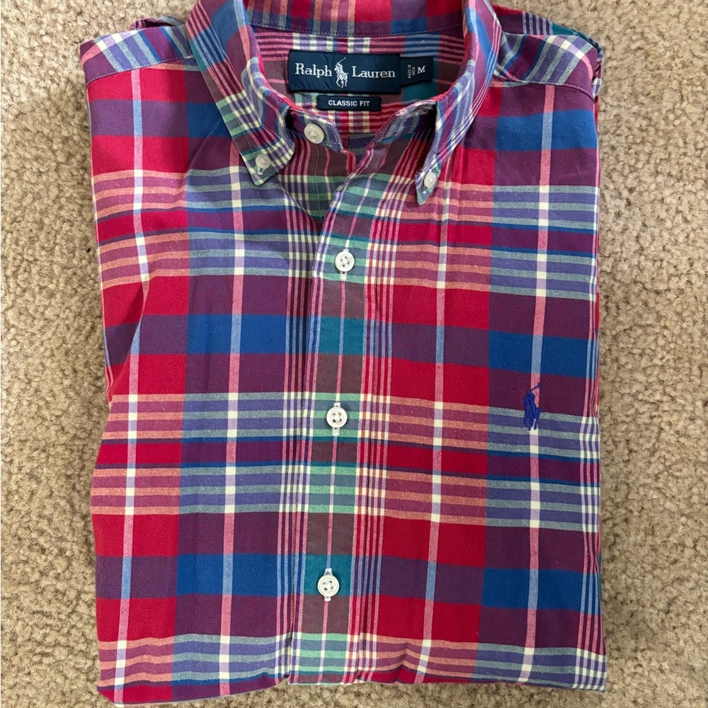 Ralph Lauren Men's Multicolor Plaid Shirt